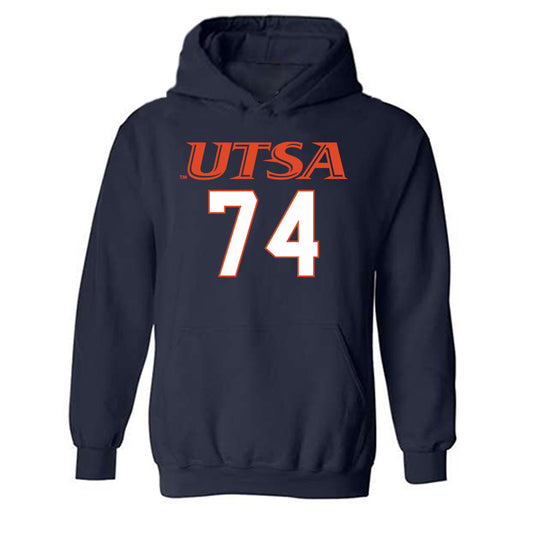UTSA - NCAA Football : Darrell Jones - Classic Shersey Hooded Sweatshirt-0