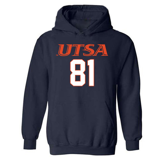 UTSA - NCAA Football : Miles Campbell - Classic Shersey Hooded Sweatshirt-0