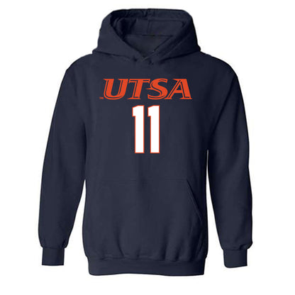 UTSA - NCAA Football : Brandon Tennison - Classic Shersey Hooded Sweatshirt-0