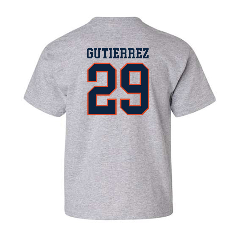 UTSA - NCAA Baseball : Christopher Gutierrez - Sports Shersey Youth T-Shirt-1