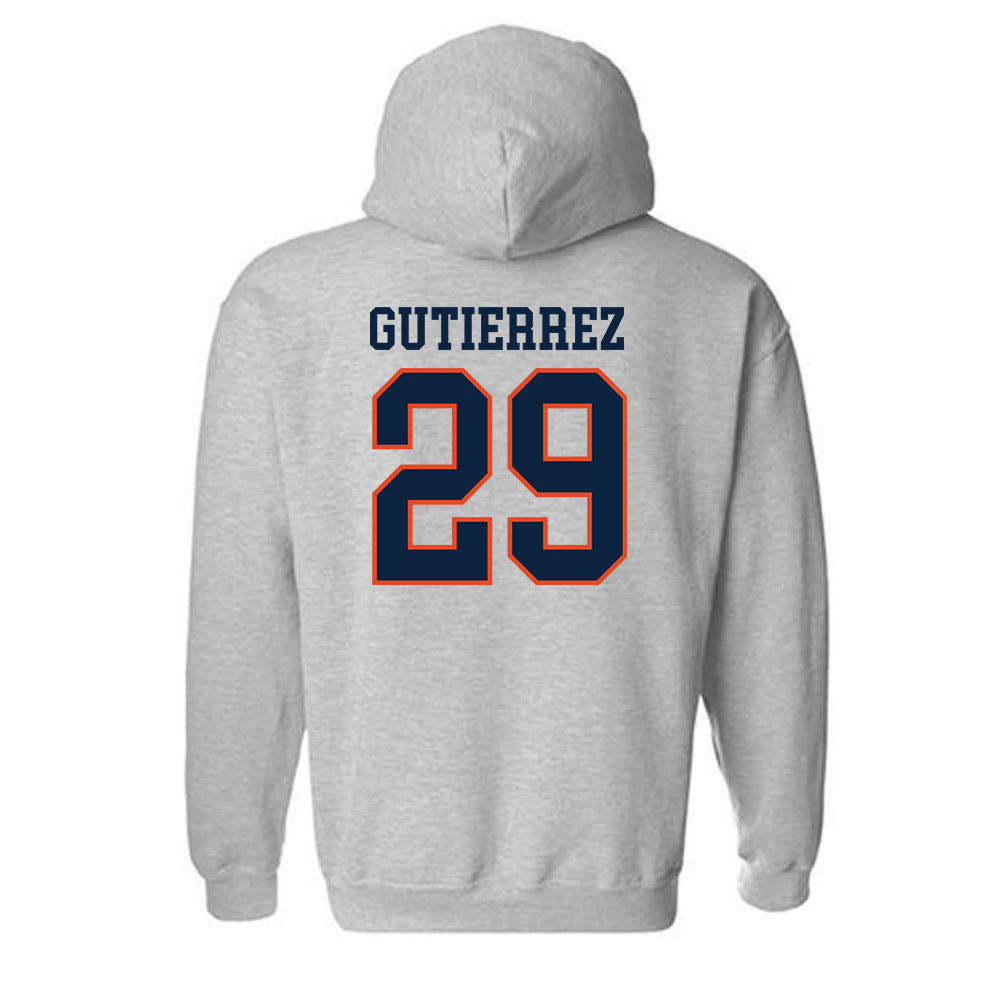 UTSA - NCAA Baseball : Christopher Gutierrez - Sports Shersey Hooded Sweatshirt-1