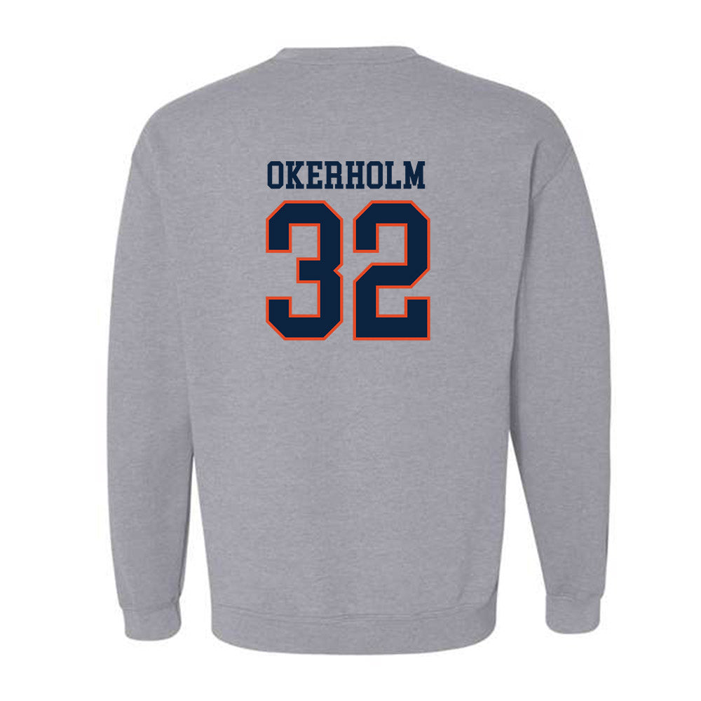 UTSA - NCAA Baseball : Christian Okerholm - Sports Shersey Crewneck Sweatshirt-1