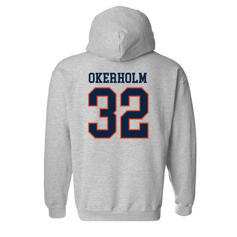 UTSA - NCAA Baseball : Christian Okerholm - Sports Shersey Hooded Sweatshirt-1