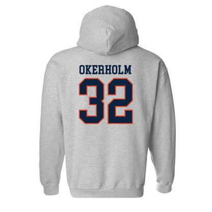 UTSA - NCAA Baseball : Christian Okerholm - Sports Shersey Hooded Sweatshirt-1