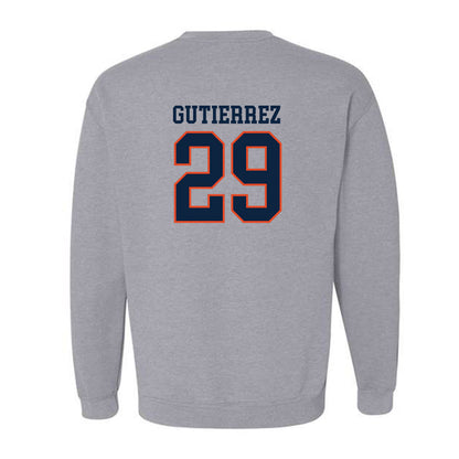 UTSA - NCAA Baseball : Christopher Gutierrez - Sports Shersey Crewneck Sweatshirt-1
