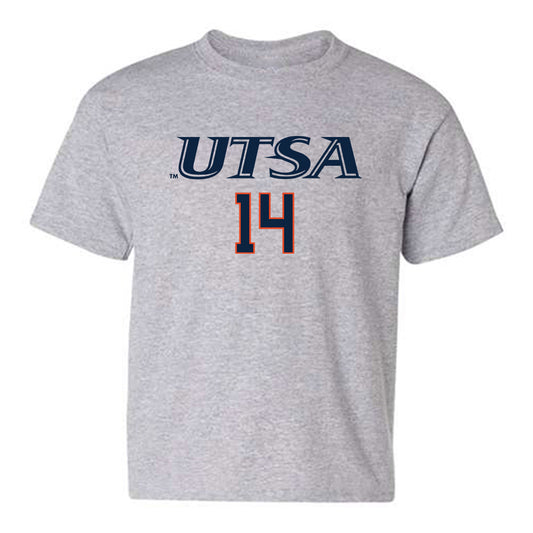 UTSA - NCAA Baseball : Mason Jacob - Sports Shersey Youth T-Shirt-0