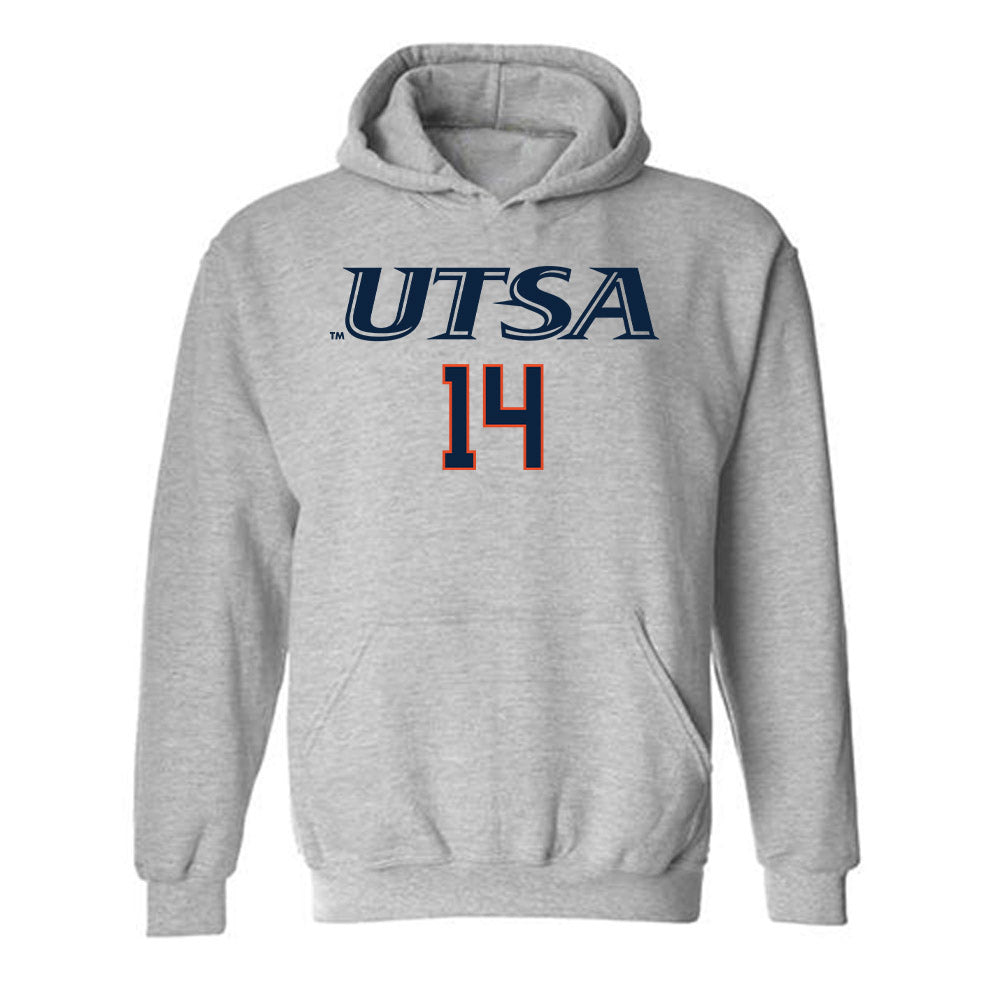 UTSA - NCAA Baseball : Mason Jacob - Sports Shersey Hooded Sweatshirt-0