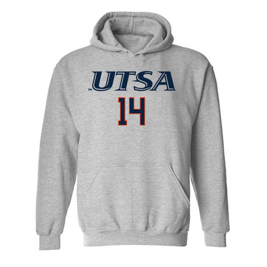 UTSA - NCAA Baseball : Mason Jacob - Sports Shersey Hooded Sweatshirt-0