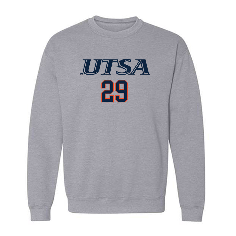 UTSA - NCAA Baseball : Christopher Gutierrez - Sports Shersey Crewneck Sweatshirt-0