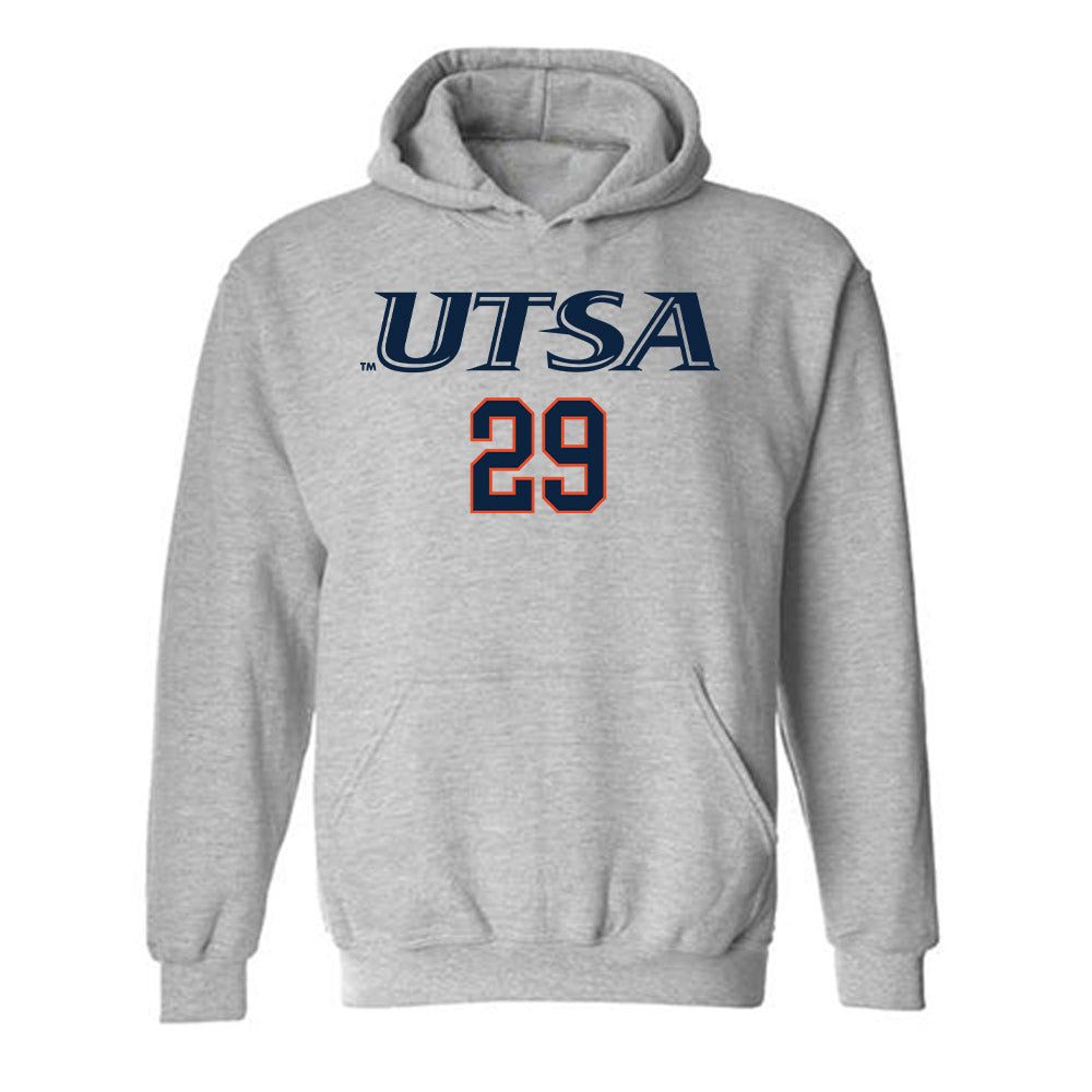 UTSA - NCAA Baseball : Christopher Gutierrez - Sports Shersey Hooded Sweatshirt-0