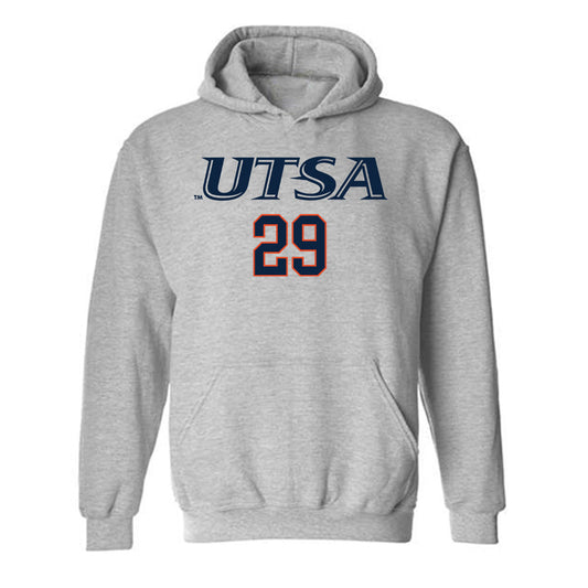 UTSA - NCAA Baseball : Christopher Gutierrez - Sports Shersey Hooded Sweatshirt-0