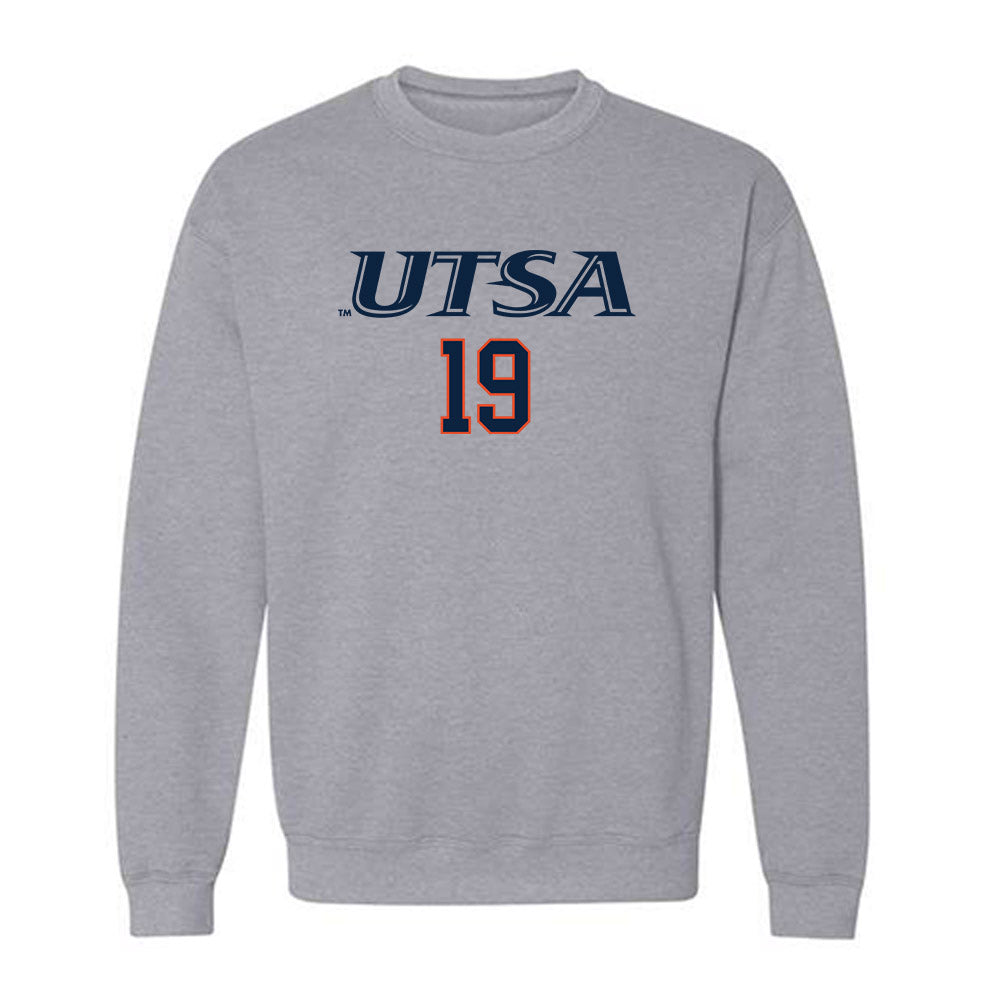 UTSA - NCAA Baseball : Lane Haworth - Sports Shersey Crewneck Sweatshirt-0