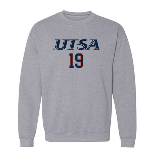 UTSA - NCAA Baseball : Lane Haworth - Sports Shersey Crewneck Sweatshirt-0