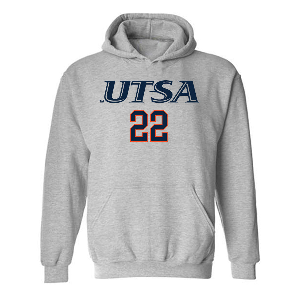 UTSA - NCAA Baseball : Garrett Gruell - Sports Shersey Hooded Sweatshirt-0