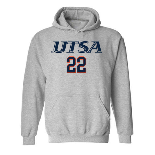 UTSA - NCAA Baseball : Garrett Gruell - Sports Shersey Hooded Sweatshirt-0