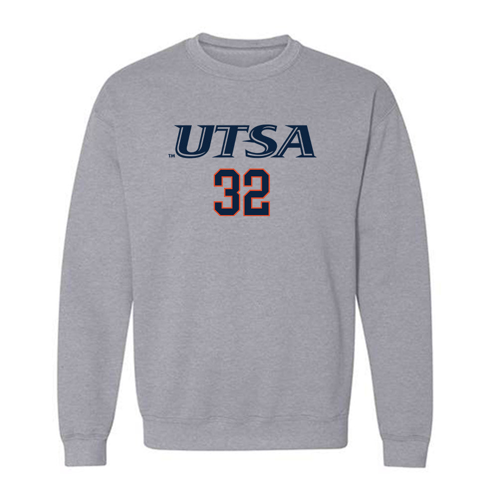 UTSA - NCAA Baseball : Christian Okerholm - Sports Shersey Crewneck Sweatshirt-0
