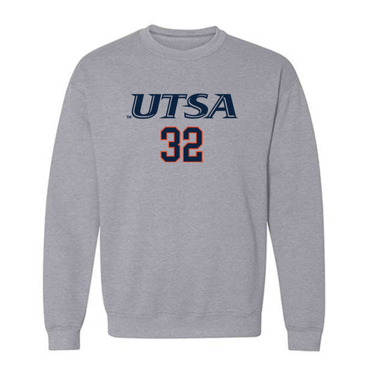 UTSA - NCAA Baseball : Christian Okerholm - Sports Shersey Crewneck Sweatshirt-0