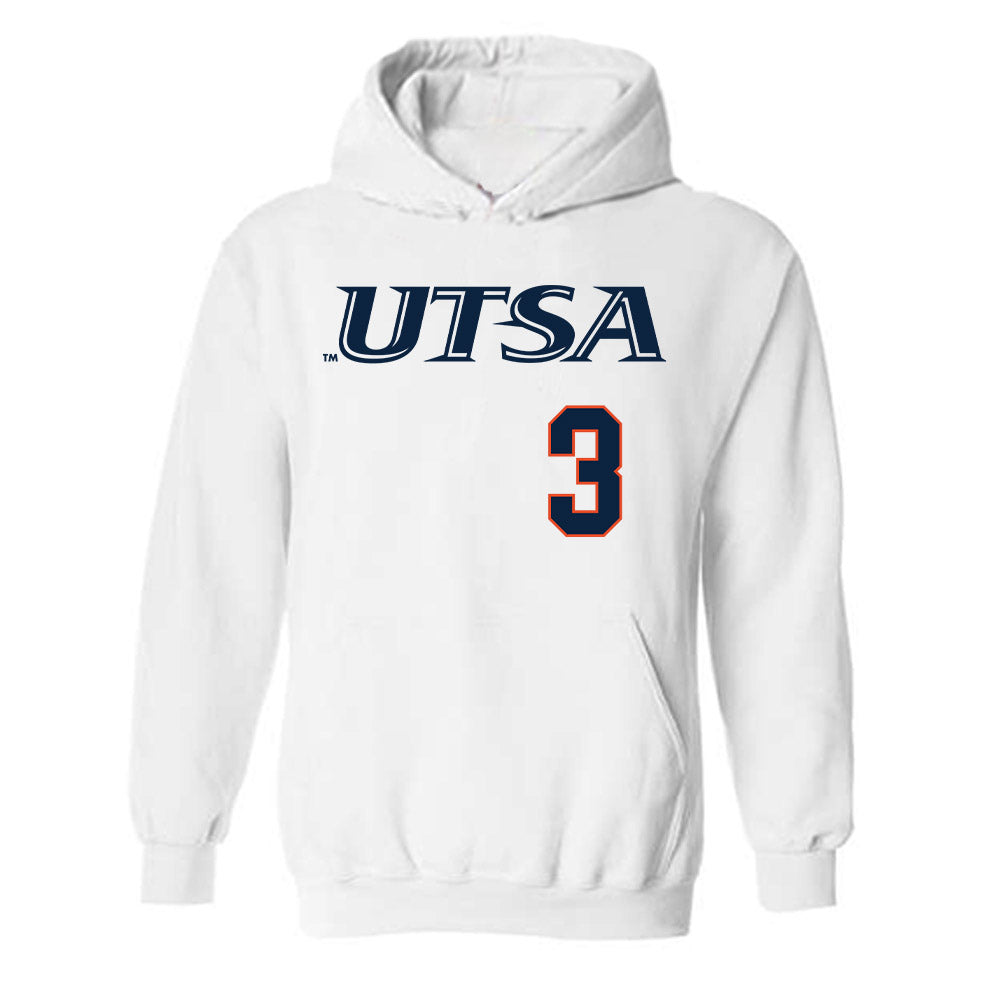 UTSA - NCAA Softball : Sabrina Wick - Sports Shersey Hooded Sweatshirt-0