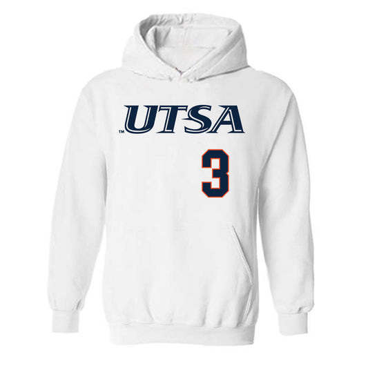 UTSA - NCAA Softball : Sabrina Wick - Sports Shersey Hooded Sweatshirt-0