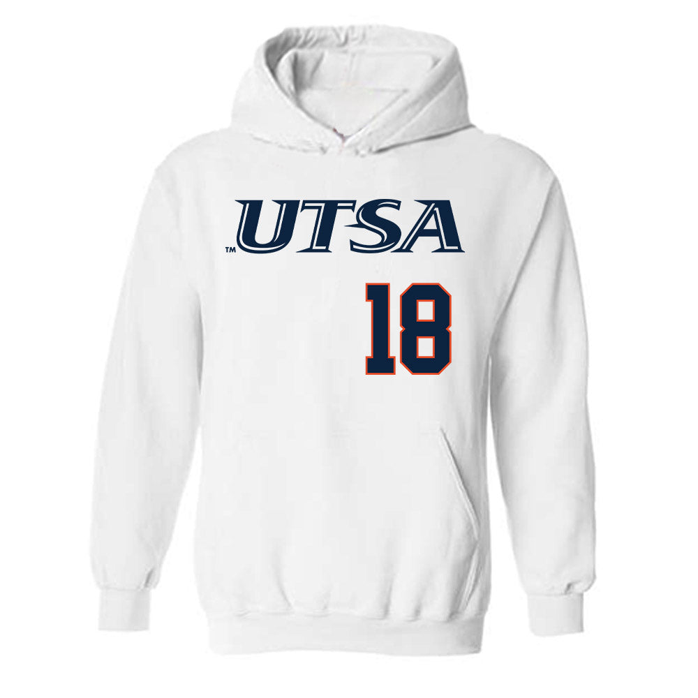 UTSA - NCAA Softball : Olivia Kotowski - Sports Shersey Hooded Sweatshirt-0