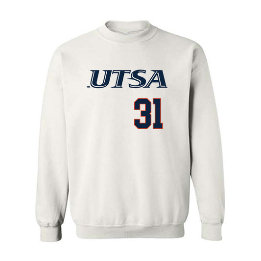 UTSA - NCAA Softball : Aubrey Flores - Sports Shersey Crewneck Sweatshirt-0