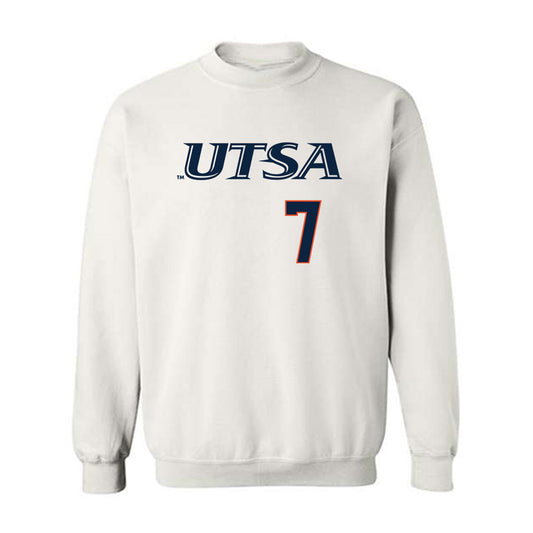 UTSA - NCAA Softball : Demiree Stafford - Sports Shersey Crewneck Sweatshirt-0
