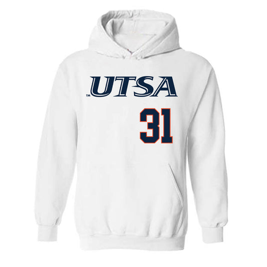UTSA - NCAA Softball : Aubrey Flores - Sports Shersey Hooded Sweatshirt-0