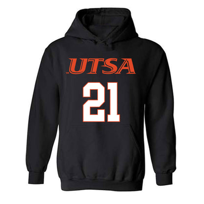 UTSA - NCAA Women's Volleyball : Valeria Ortiz - Sports Shersey Hooded Sweatshirt-0