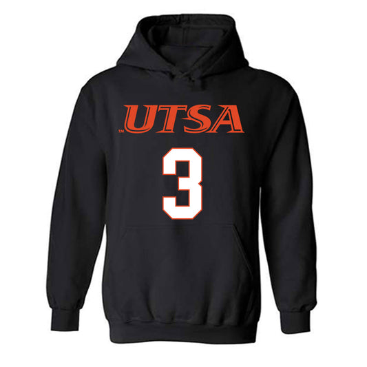 UTSA - NCAA Women's Volleyball : Alyssa Manitzas - Sports Shersey Hooded Sweatshirt-0