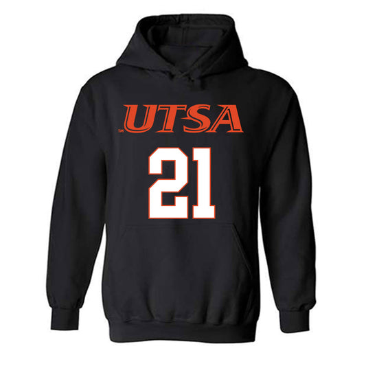 UTSA - NCAA Women's Volleyball : Valeria Ortiz - Sports Shersey Hooded Sweatshirt-0