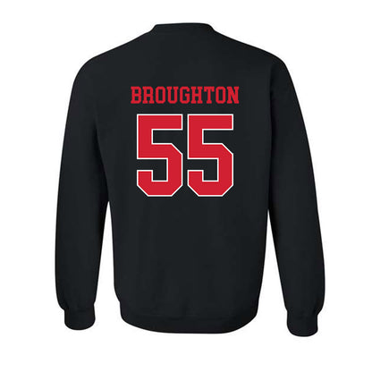 Houston - NCAA Football : Isaiah Broughton - Replica Shersey Crewneck Sweatshirt-1