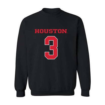 Houston - NCAA Football : Harvey Broussard III - Replica Shersey Crewneck Sweatshirt-0