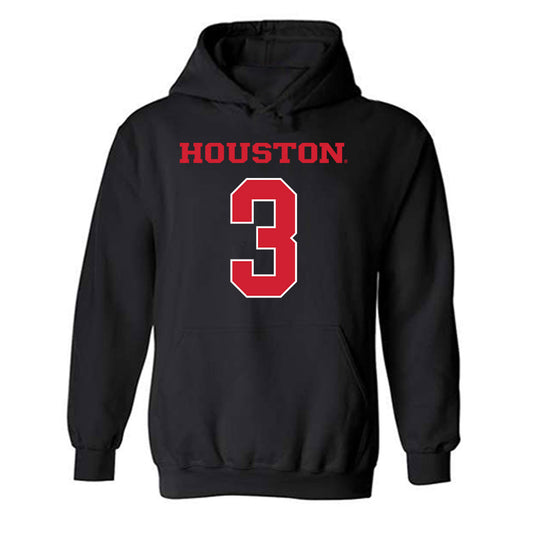 Houston - NCAA Football : JD Rhym - Replica Shersey Hooded Sweatshirt-0