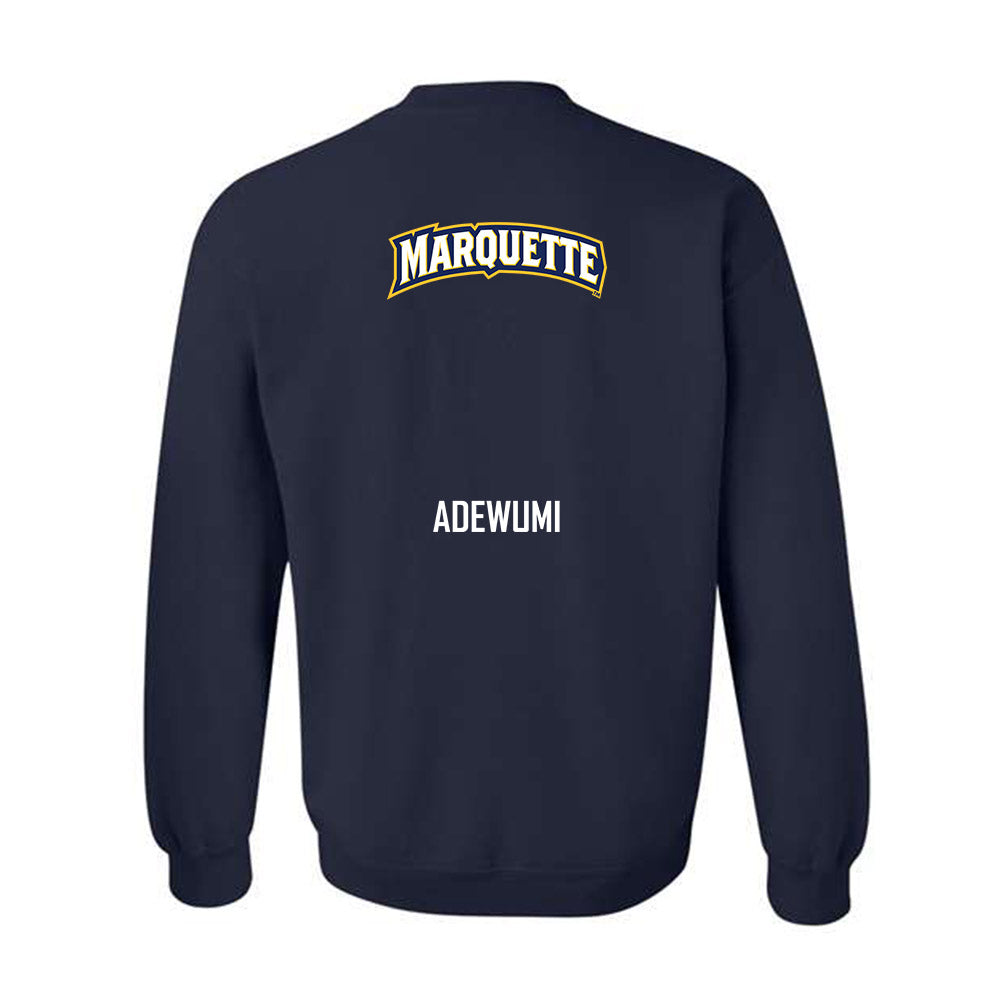 Marquette - NCAA Men's Soccer : Tomiwa Adewumi - Sports Shersey Crewneck Sweatshirt-1