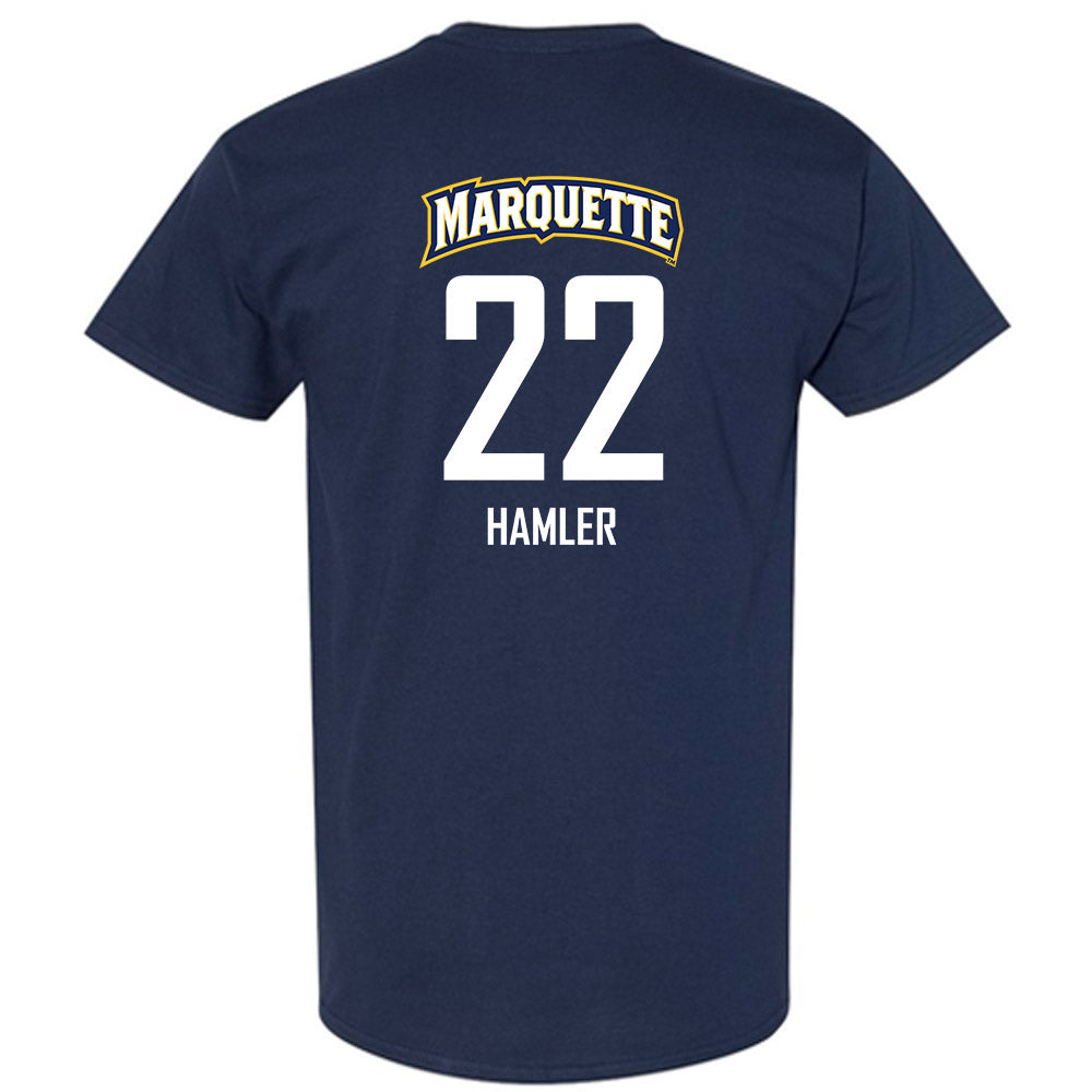 Marquette - NCAA Men's Soccer : Clayton Hamler - Sports Shersey T-Shirt-1