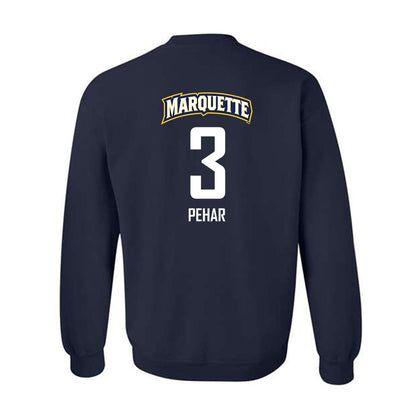Marquette - NCAA Men's Soccer : Rio Pehar - Sports Shersey Crewneck Sweatshirt-1