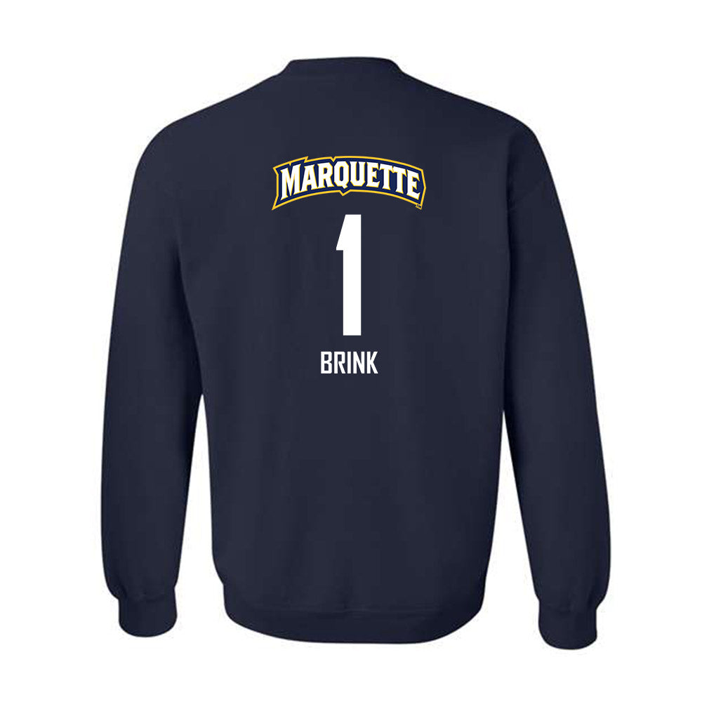 Marquette - NCAA Men's Soccer : Marten Brink - Sports Shersey Crewneck Sweatshirt
