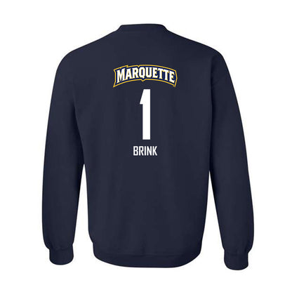 Marquette - NCAA Men's Soccer : Marten Brink - Sports Shersey Crewneck Sweatshirt