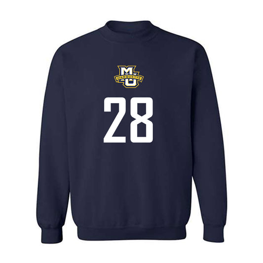Marquette - NCAA Men's Soccer : Mads Horgoien - Sports Shersey Crewneck Sweatshirt-0