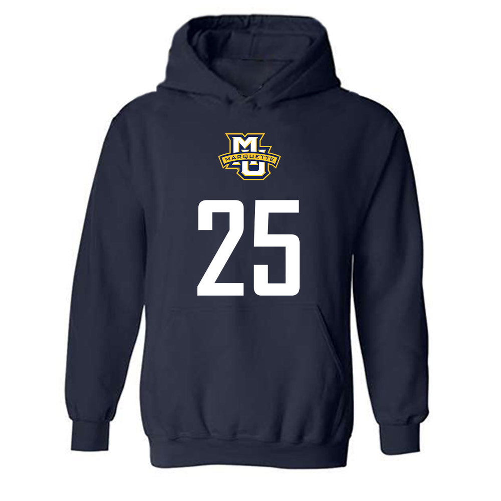 Marquette - NCAA Men's Soccer : Joey Buchanan - Sports Shersey Hooded Sweatshirt-0