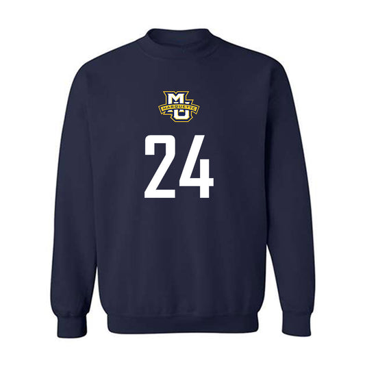 Marquette - NCAA Men's Soccer : Gabriel Miranda - Sports Shersey Crewneck Sweatshirt-0