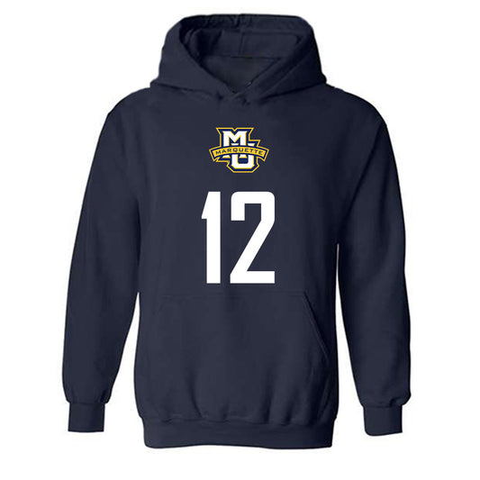 Marquette - NCAA Men's Soccer : Emilio Maldonado Frei - Sports Shersey Hooded Sweatshirt-0
