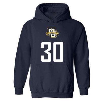 Marquette - NCAA Men's Soccer : Cameron Simpson - Sports Shersey Hooded Sweatshirt-0