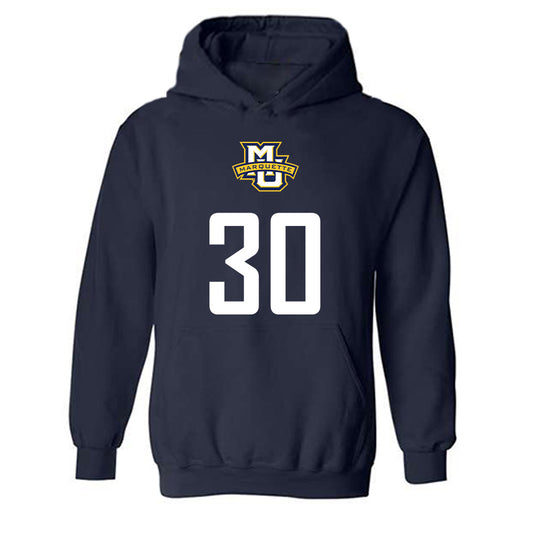 Marquette - NCAA Men's Soccer : Cameron Simpson - Sports Shersey Hooded Sweatshirt-0