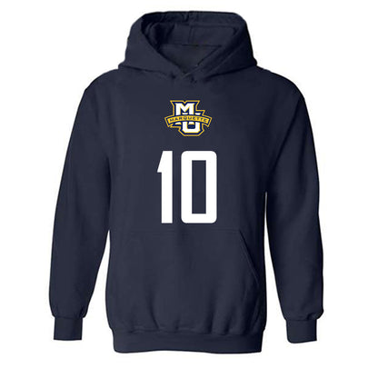 Marquette - NCAA Men's Soccer : Nico Pendleton - Sports Shersey Hooded Sweatshirt-0