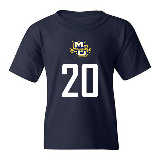 Marquette - NCAA Men's Soccer : Bryce Richards - Sports Shersey Youth T-Shirt-0