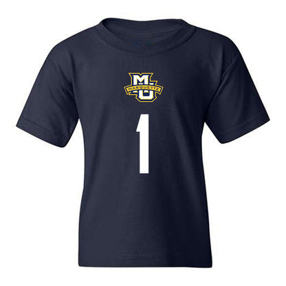 Marquette - NCAA Men's Soccer : Marten Brink - Sports Shersey Youth T-Shirt-0