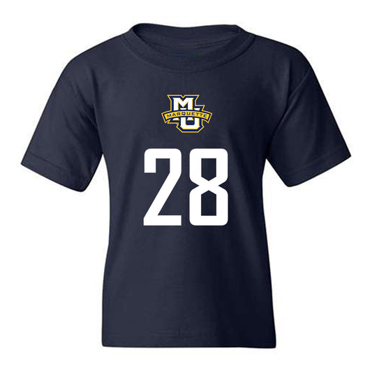 Marquette - NCAA Men's Soccer : Mads Horgoien - Sports Shersey Youth T-Shirt-0