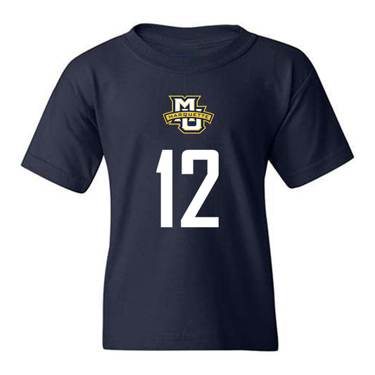 Marquette - NCAA Men's Soccer : Emilio Maldonado Frei - Sports Shersey Youth T-Shirt-0