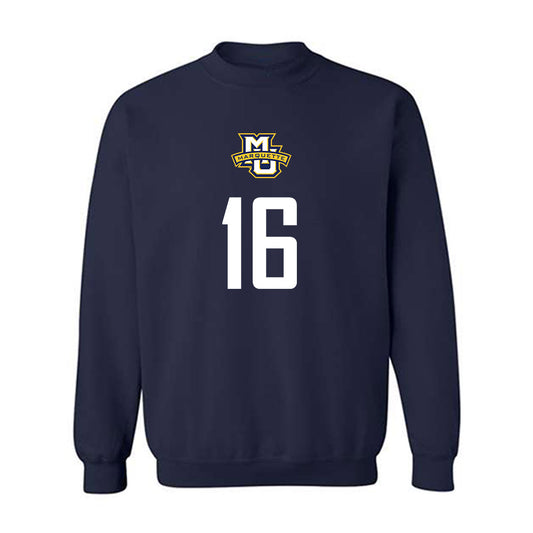Marquette - NCAA Men's Soccer : Grant Locker - Sports Shersey Crewneck Sweatshirt-0